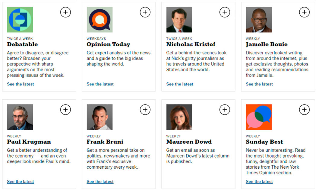 news-york-times-newsletters