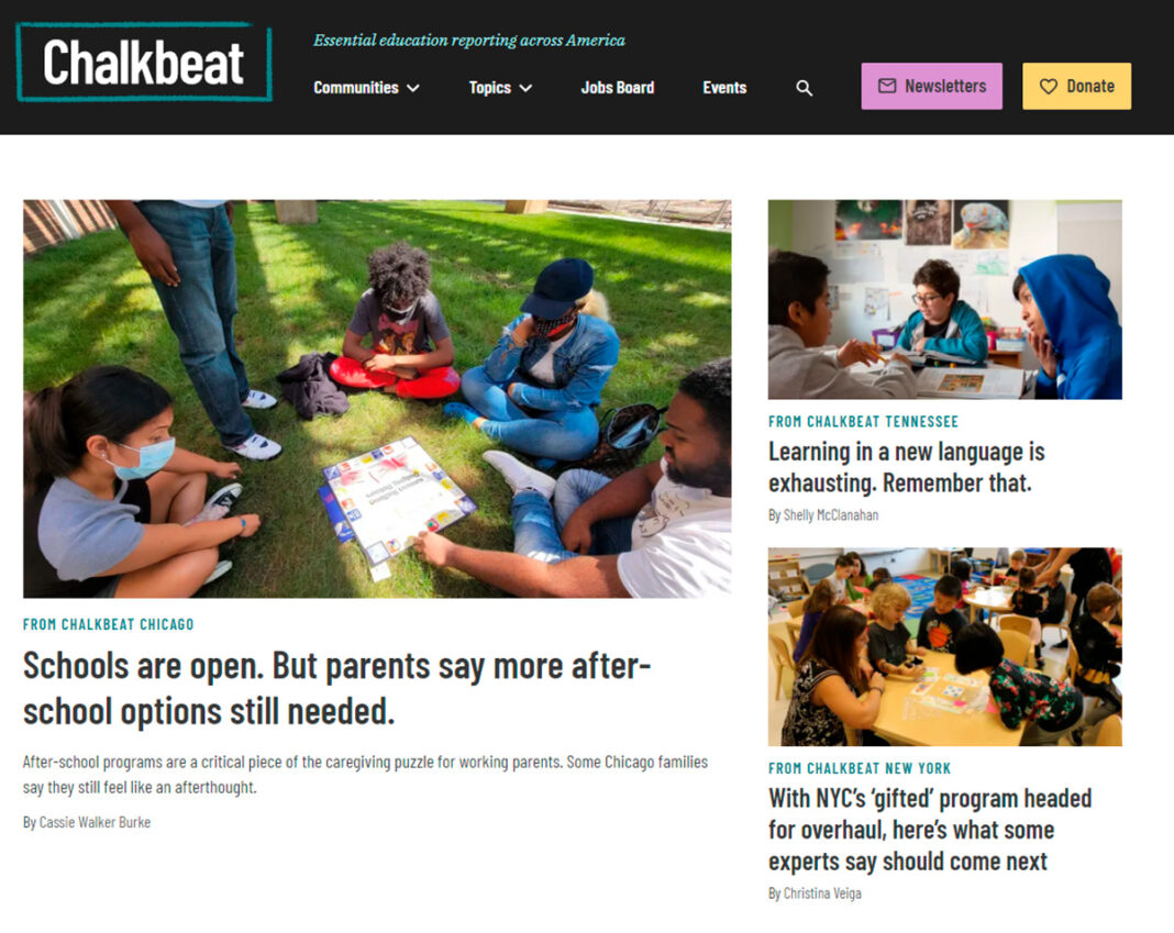 &iquest;Qu&eacute; es Chalkbeat?