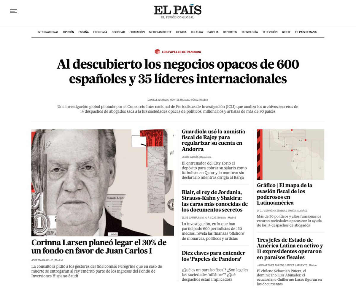 El País se transforma: nuevo diseño web y nuevo equipo dedicado para audio  - Laboratorio de Periodismo Luca de Tena