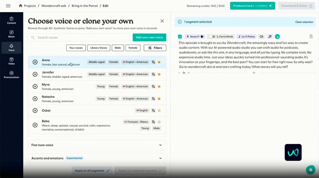Wondercraft-Parrot-Mode