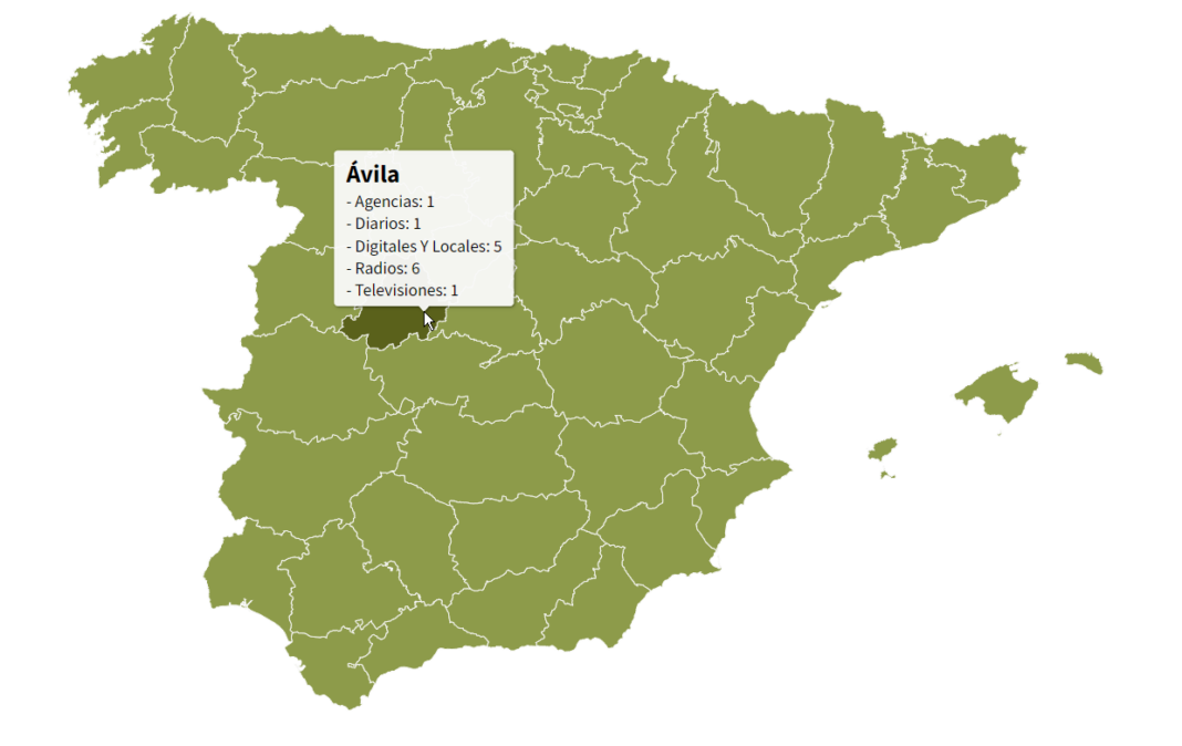 Mapa de la Comunicación Rural en España - reddeperiodistasrurales.com