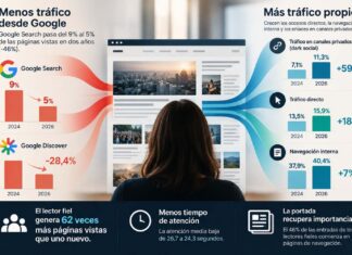 El nuevo mapa de audiencias de los medios: menos buscadores, más tráfico propio y más valor del lector fiel