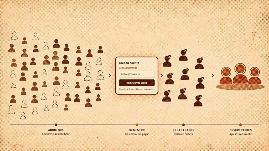 Un estudio recomienda dejar de considerar el registro gratuito como un simple paso hacia la suscripción y ofrecer beneficios que fomenten la fidelidad